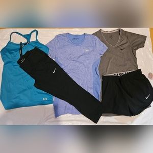 Under armour and Nike Brands